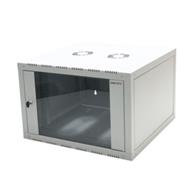 LogiLink W09E66G - Wall mounted rack - 9U - 70 kg - 28 kg - Grey
