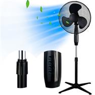 Ventilateur sur pied noir 3 pales 3 vitesses Extralink BRYZA ESF-40D-BL