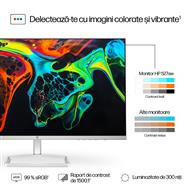 HP Series 5 FHD White Monitor: 27-inch (527sw) Flat Screen