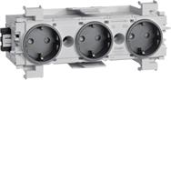 Hager GS30019011 Graphite 250 V, paquet de 10