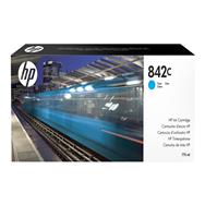 HP 842C 775-ml Cyan PageWide XL Ink Cartridge: Standard Yield