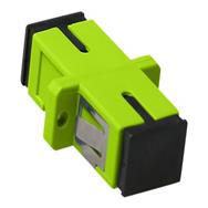ACT Fiber optic SC-SC simplex adapter multimode OM5 - SC/SC - Green - Multi-mode - Zirconia ceramic - OM5 - 1 pc(s)
