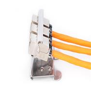 DIGITUS DIN rail adapter for 3x Keystone module