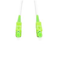 DIGITUS Fiber optic steel-armored patch cable, simplex, singlemode, SC/APC - SC/APC, 1 m