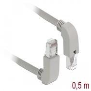 Câble patch Delock - RJ-45 (M) coudé vers le haut vers RJ-45 (M) coudé vers le bas