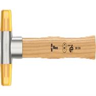 Wera 05000015001, Marteau anti-rebond, Plastique, Bois, Noir, Or, Argent, 28 cm, 96 mm
