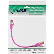 Câble de raccordement en ligne S/FTP PiMF Cat.6 250 MHz PVC cuivre rose 0,25 m