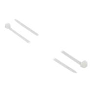 Serre-câbles Delock - 76 cm - blanc (lot de 10)