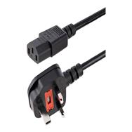 Câble d'alimentation StarTech.com 1 m UK vers C13 noir 10 A