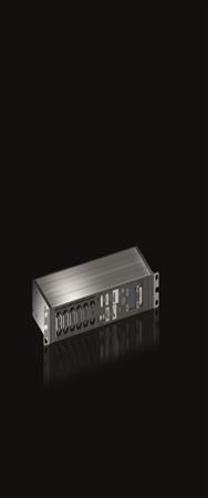 Rittal PDU de base Distribution d'énergie PDU avec compteur 16A/1P IEC-C20 8xC13 (19")
