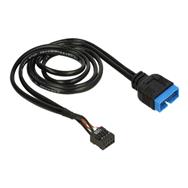 Câble USB interne Delock : connecteur USB 3.0 19 broches (M) vers connecteur USB 9 broches (F)