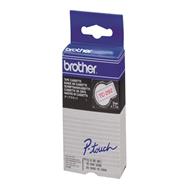 Ruban d'imprimante Brother blanc, rouge - Rouleau (0,9 cm x 7,7 m) 1 pièce