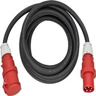 Brennenstuhl 1167630100 - 10 m - 1 AC outlet(s) - Outdoor - IP44 - Neoprene - Rubber - Black
