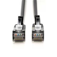 DIGITUS CAT 6A F-FTP Slim patch cable, 0.5m, black