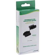 Cache-poussière InLine pour DisplayPort femelle - noir - 50 pièces.