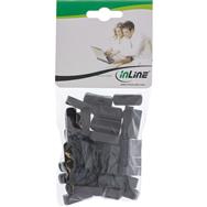 Cache-poussière InLine pour DVI femelle - noir - 50 pièces.