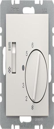 Berker 20298989 Thermostat d'ambiance Heat/Cool Sx/Bx Blanc brillant