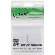 Cadre en ligne pour 2 connecteurs RJ45 Keystone SNAP-In 90° - blanc RAL9010