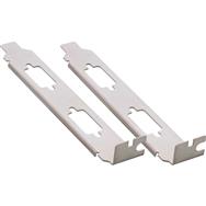 Support de fente en ligne pour 2x Sub-D 9 broches - utilisable des deux côtés - lot de 2