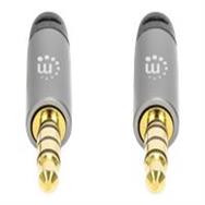 Câble audio stéréo Manhattan 3,5 mm 2 m
