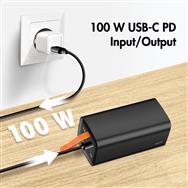 LogiLink Power Bank 50000mAh 2xUSB-C 3x USB-A Zwart
