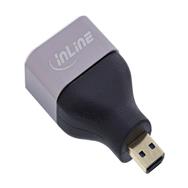 Adaptateur HDMI en ligne - HDMI A femelle / Micro HDMI D mâle - 8K UHD