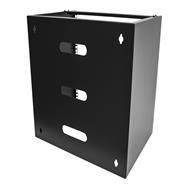 StarTech.com Rack mural 10U, Rack réseau mural 48 cm, Profondeur 35 cm (profil bas), Support mural pour panneau de brassage pour commutateurs réseau, Équipement informatique, Capacité de 35 kg