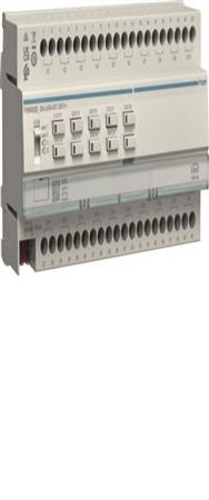 Interrupteur/actionneur de store Hager 20/10 voies KNX Secure 16A C-load