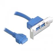 Support de fente Delock - Panneau USB