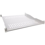 Étagère InLine 19" 550 mm 50 kg 1U RAL 7035 Gris