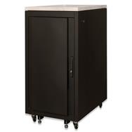 DIGITUS 483 mm (19") SOUNDproof rack - Freestanding rack - 17U - 1000 kg - Key lock - 138 kg - Black