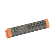 Bachmann CONNECTUS 6xCEE7/3 1xGVS 1xSchalter 2.0m CEE7/7 Sw/Or