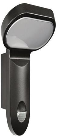 Esylux Automatikleuchte m.140° Bewegungsmelder25W 3000K sw AOL 200 LED 3K