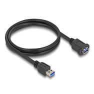 Câble d'extension USB Delock - USB Type A (M) vers USB Type A (F) montable sur panneau
