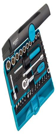 Coffret de douilles HAZET 853-1 36 têtes 1/4"