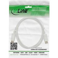 InLine DisplayPort 1.4 Cable - 8K - White - Gold-Plated Contacts - 1.5m