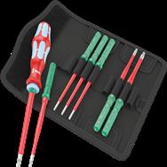 Wera 05006630001 - Jeu de tournevis à lames interchangeables Kraftform Kompakt VDE