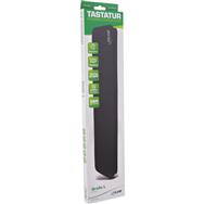 Repose-poignet pour clavier InLine L 440 x 95 x 18 mm Noir