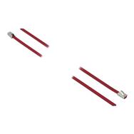 Serre-câbles Delock - 50 cm - rouge (lot de 10)