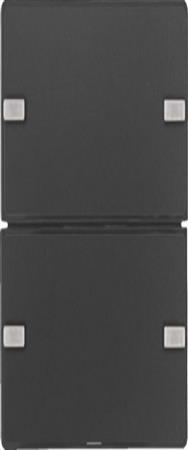 Berker 80142326 KNX Capteur à bouton-poussoir 2 voies Q.1/Q.3 Anthracite