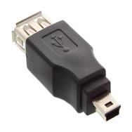 Adaptateur USB 2.0 InLine A femelle / mini 5 broches mâle