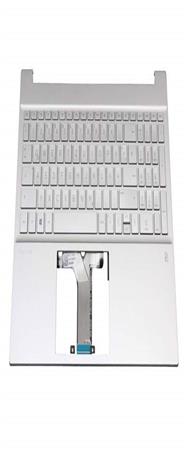 Clavier HP M14598-041 avec boîtier supérieur DE rétroéclairé argent
