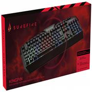 Verbatim KingPin, filaire, USB + Bluetooth, membrane, QWERTY, LED RVB, noir