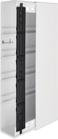 Goulotte de câbles Hager avec possibilité de montage pour cloison PVC FB 100x230mm