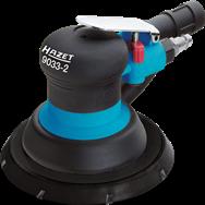 HAZET 9033-2: Mini eccentric sander, Air-powered, 12000 RPM.