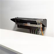 LogiLink WB0011 - 19'' Wandhalterung, 1 HE, schwarz
