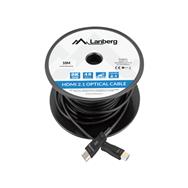 Lanberg HDMI Kabel m/m V2.1 8K Schwarz OPTISCH AOC - Cable - Digital/Display/Video