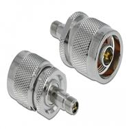 Adaptateur d'antenne Delock - connecteur N (P) vers RP-SMA (R)