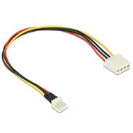 Adaptateur secteur Delock - Connecteur d'alimentation interne 4 broches (F) vers mini-connecteur d'alimentation 4 broches (M)