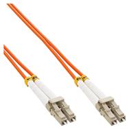 Câble fibre optique duplex en ligne LC/LC 50/125 µm OM2 3 m